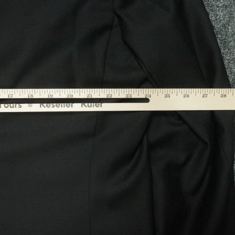 Peter Millar Blazer Men 48T Black Wool Formal Double Vented Sport Coat Jacket *